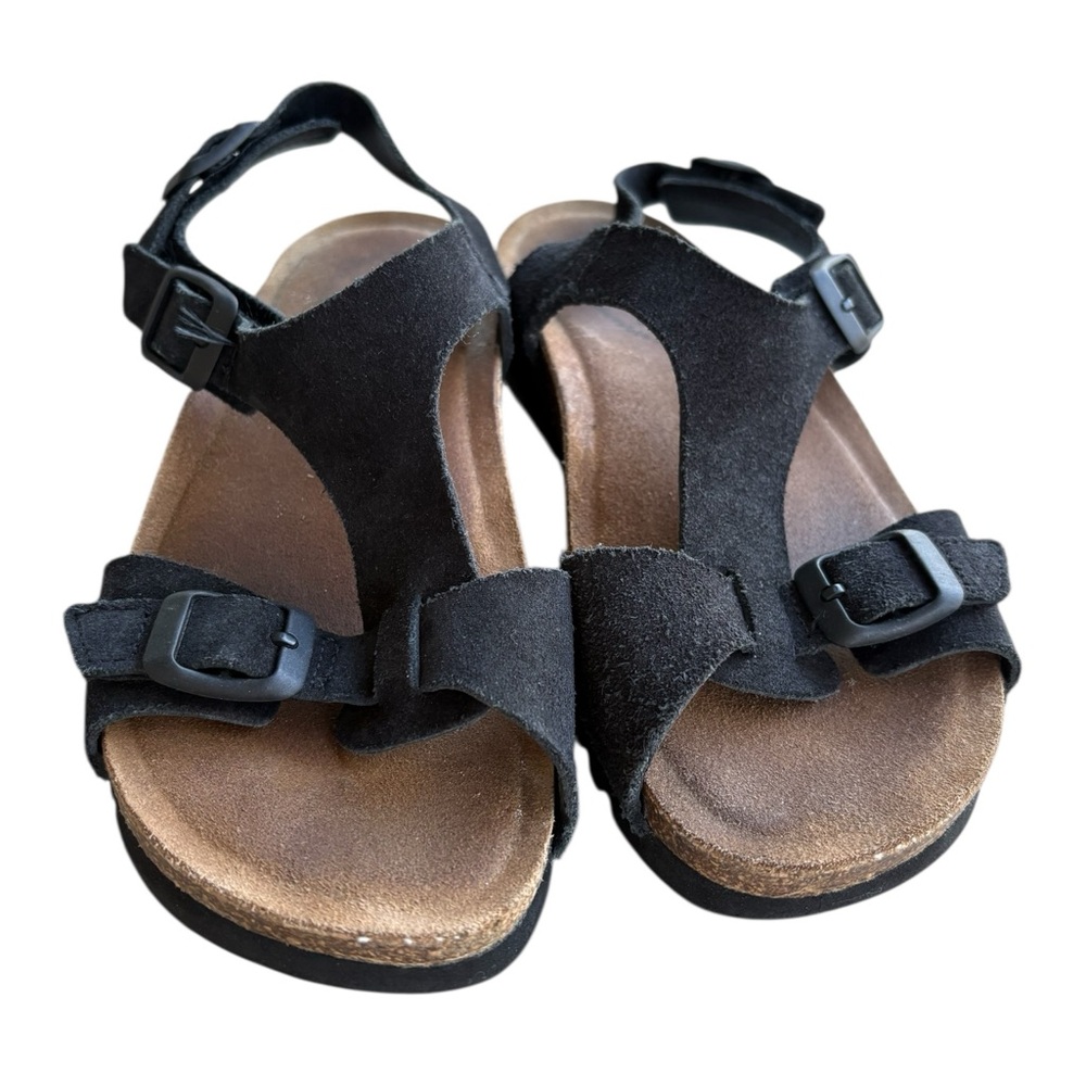 Taos MVP Black Suede Women's Sandals
